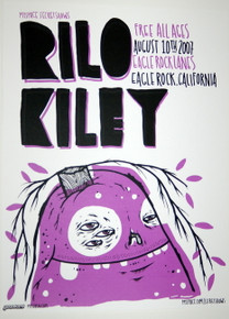 RILO KILEY - EAGLE ROCK LANES - AUGUST 2007 - MYSPACE SECRET SHOW POSTER