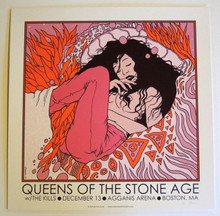 QUEENS OF THE STONE AGE - BOSTON - 2013 - KILLS - JERMAINE ROGERS -  TOUR POSTER