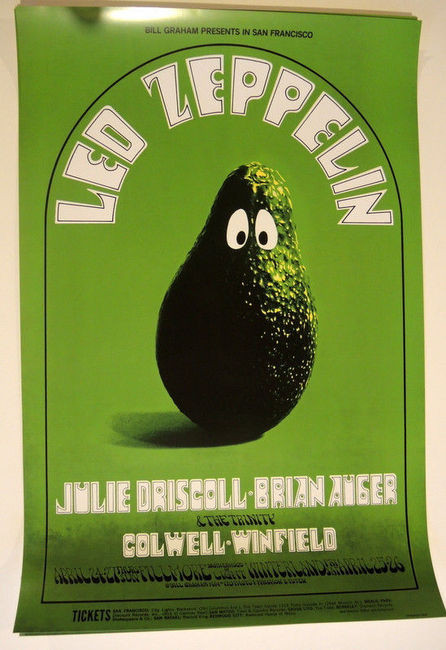 LED ZEPPELIN - FILLMORE WEST - RANDY TUTEN - BG170 1969 - BILL