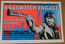 KILLSWITCH ENGAGE - HOUSE OF BLUES - ORLANDO - 2005 -TOUR POSTER - STAINBOY