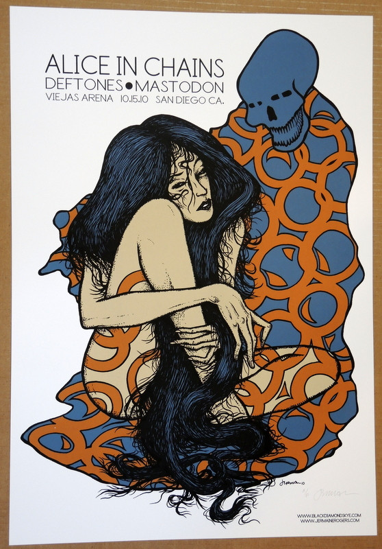 ALICE IN CHAINS - MASTODON - THE DEFTONES - ARTIST PROOF