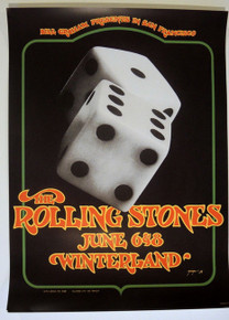 THE ROLLING STONES - WINTERLAND - 1972 - DAVID SINGER - FILLMORE - BILL GRAHAM