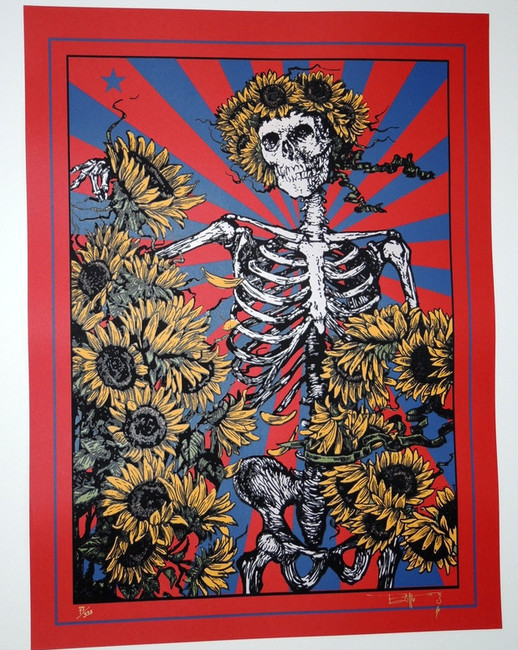 グレートフルデッドのポスター 2004GDP R Biffle CONCERT POSTER Grateful Dead 40 Year Anniversary by R