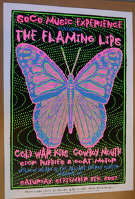 THE FLAMING LIPS - MADISON - ALLIANT - 2007 - POSTER - LINDSEY KUHN - PROOF