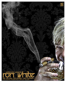 RON WHITE - BLUE COLLAR TOUR - WARFIELD - 2012 - RON DONOVAN - POSTER -