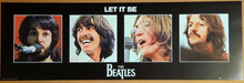 THE BEATLES -  LITHOGRAPH - POSTER - 1968 - LET IT BE - APPLE CORPS LICENSED