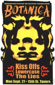 BOTANICA - KISS OFFS - DENVER 1999 -  POSTER -VOLLMAR
