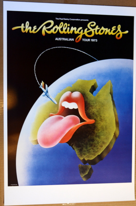 ★25SS★Kith The Rolling Stones Australia 1973 Poster Tee 🎸 NEW 🎸Kith for the Rolling Stones Australia 1973 Poster