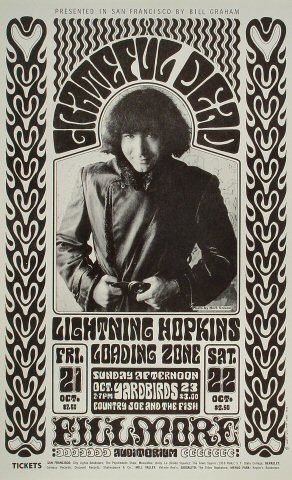 GRATEFUL DEAD - 1966 - BG032 - WES WILSON - FILLMORE - JERRY