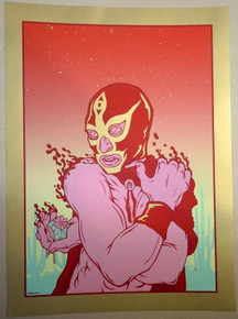 PUSCIFER - TOOL - ART PRINT - GOLD VARIANT -TEST PROOF -  2015 - JERMAINE ROGERS - POSTER