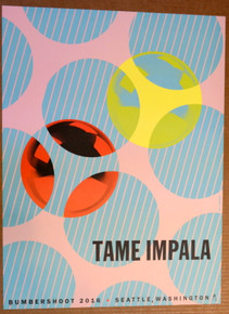 TAME IMPALA - 2016 - KII ARENS - BUMBERSHOOT - SEATTLE - POSTER