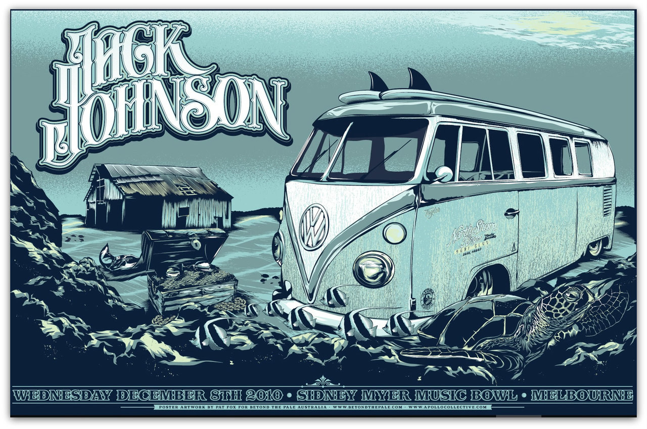 JACK JOHNSON - 2010 - WATERWORLD - FRUITION - MELBOURNE - - Rock