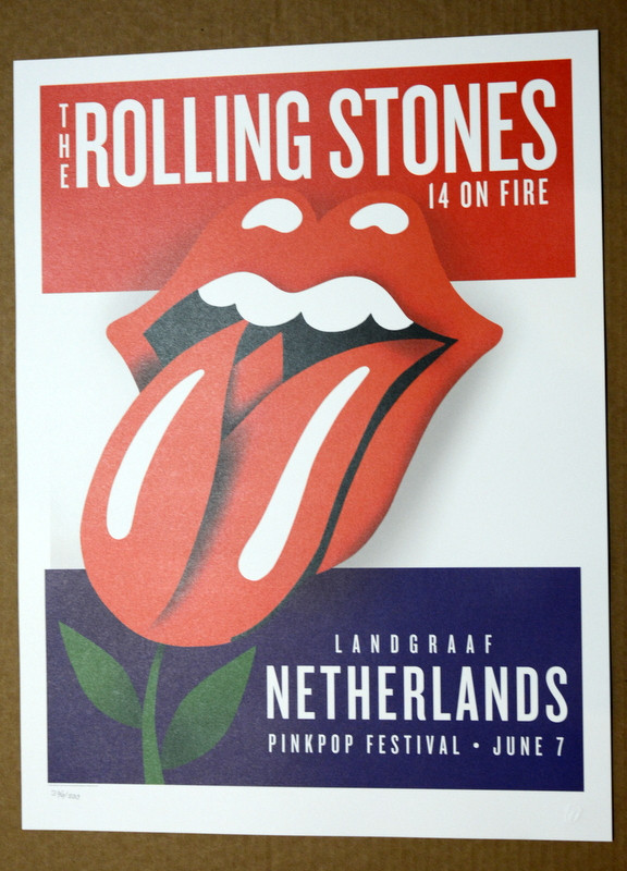 ROLLING STONES - 14 ON FIRE - PINK POP FESTINAL - NETHERLANDS