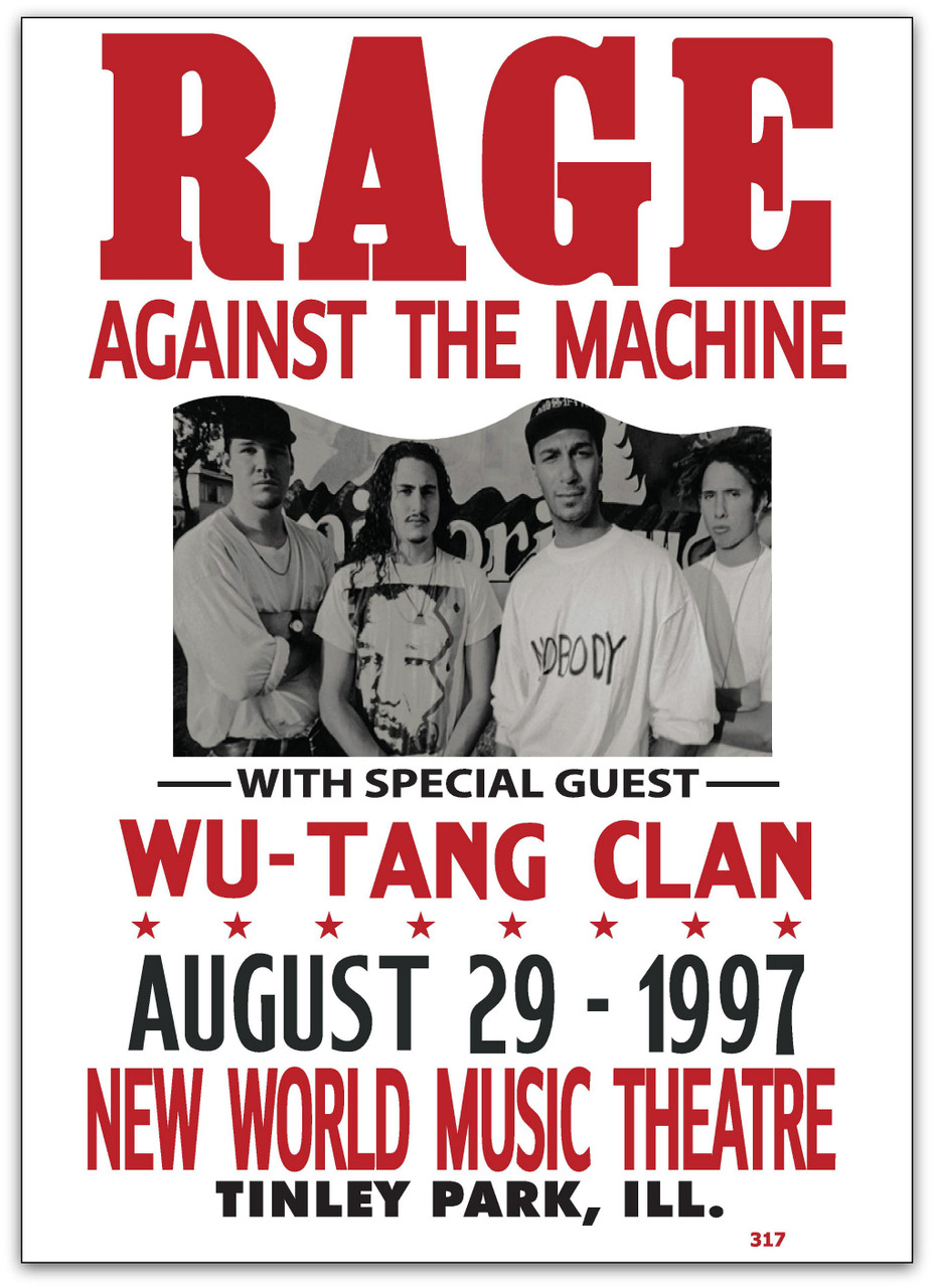 rage against the machine first tour