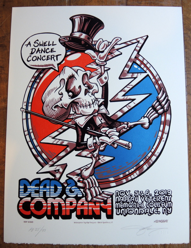 DEAD AND COMPANY - NASSAU COLISEUM - 2019 - ARTIST EDITION - AJ