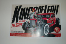 KINGS OF LEON - 2009 - KEN TAYLOR - THE STILLS - SYNDEY- MECHANICAL BULL -POSTER