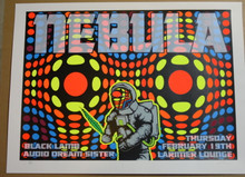 NEBULA - 2004 - LARIMER LOUNGE  - LINDSEY KUHN - POSTER - DENVER - BLACK LAMB