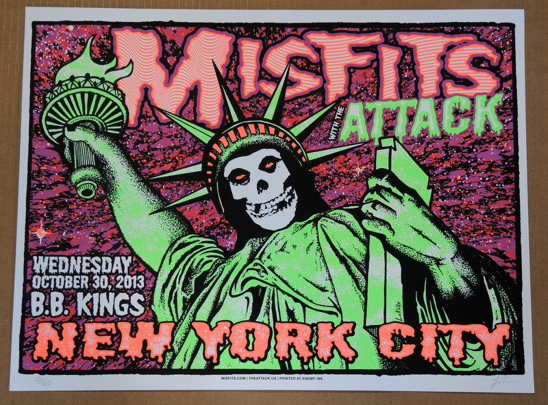 THE MISFITS - THE ATTACK - 2013 - BB KING'S - LINDSEY KUHN