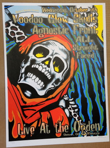 VOODOO GLOW SKULLS - 2001 - OGDEN - DENVER  - LINDSEY KUHN - POSTER - AGNOSTIC FRONT