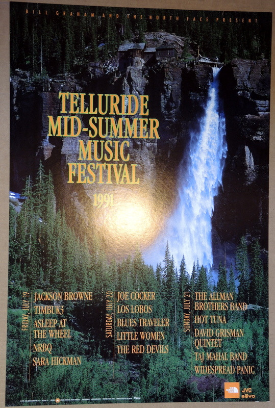 TELLURIDE SUMMER MUSIC FESTIVAL - 1991 - BGP#43 - POSTER - ALLMAN