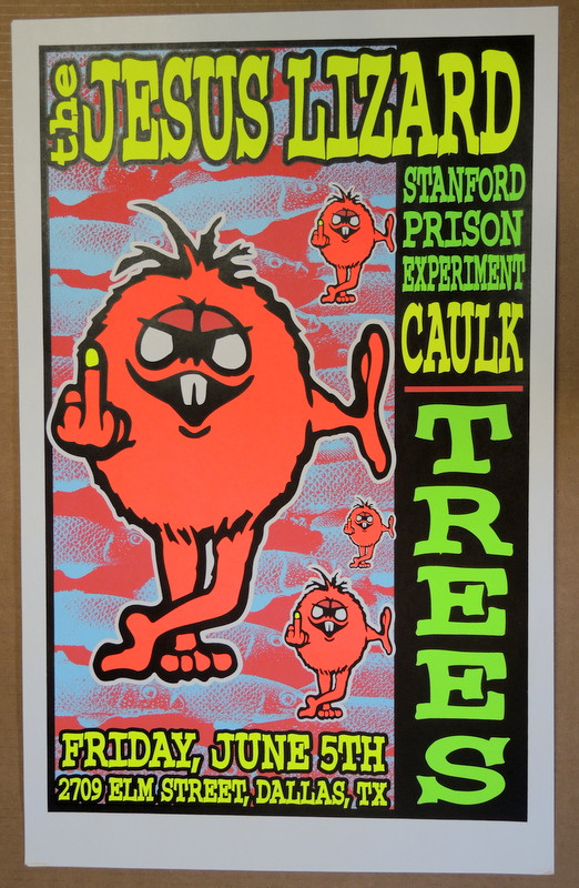 JESUS LIZARDシルクスクリーンポスター最終値下げ