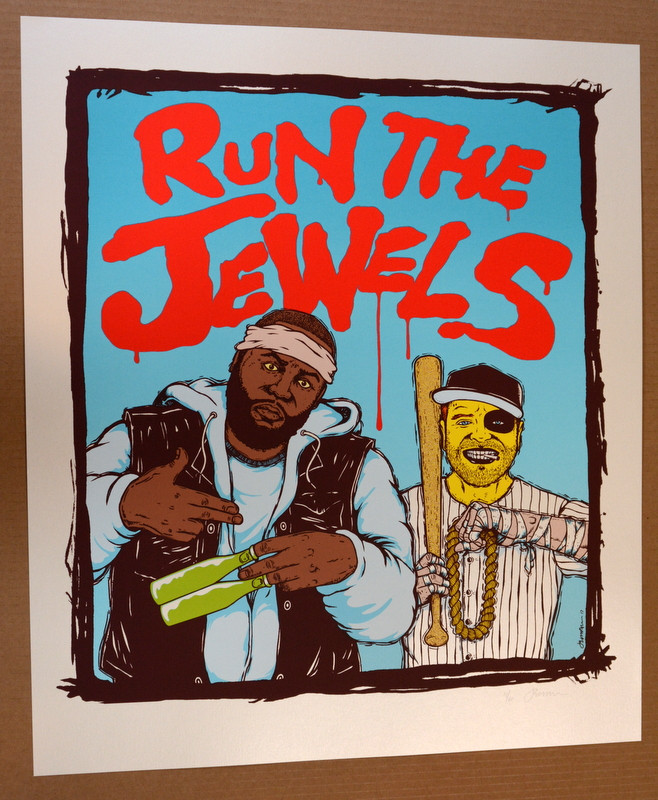 RUN THE JEWELS - ART PRINT - JERMAINE ROGERS - #49/60 - POSTER