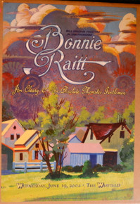 BONNIE RAITT - 2002 - WARFILED - SAN FRANCISCO - POSTER - JOHN CLEARY