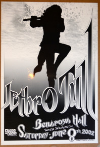 JETHRO TULL - 2002 - BENAROYA HALL - SEATTLE - POSTER - RANDY TUTEN