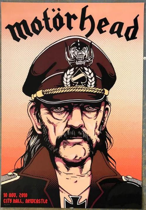 MOTORHEAD - LEMMY KILMISTER - 2010 - POSTER - CITY HALL