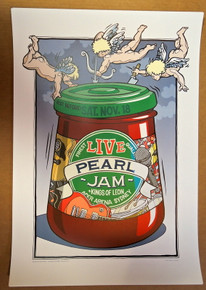 PEARL JAM - 2006 - KINGS OF LEON - SYDNEY - DAYMON GREULICH - TOUR POSTER