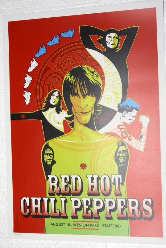 RED HOT CHILI PEPPERS - 2001 - WESTON PARK - CRAIG PHILLIPS