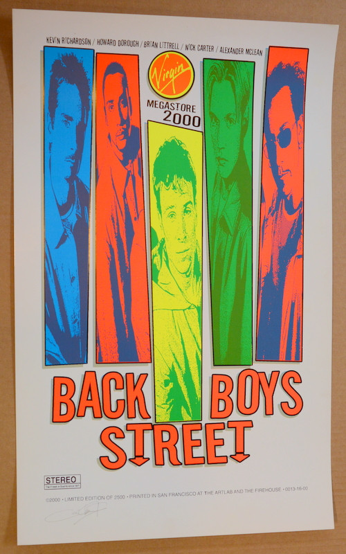 BACKSTREET BOYS - VIRGIN RECORDS PROMO - RARE - 2000 - RON DONOVAN