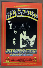 THE DOORS - 1970 - WINTERLAND - BG219 - POSTER - RANDY TUTEN - JIM MORRISON