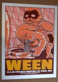 WEEN - 2018 -"LOVE" - PALACE THEATRE - ST. PAUL - OPAL - #34/60 - JERMAINE ROGERS - POSTER