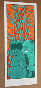 GHOST OF THE FOREST - 2019 - ART PRINT- EMBELLISHED - JERMAINE ROGERS - PHISH - TREY - POSTER