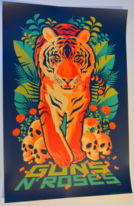 GUNS AND ROSES - WELCOME TO THE JUNGLE - 2021 - TOM WHALEN - POSTER - ARTIST PROOF - ART PRINT