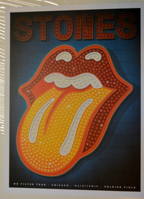 ROLLING STONES - 2019 - CHICAGO - SOLDIERS FIELD - NO FILTER TOUR - JUNE 21 - POSTER - WATTS