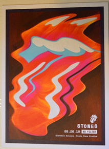 ROLLING STONES - NO FILTER TOUR - 2019 - POSTER - AUGUST 26 - GLENDALE - ARIZONA - CHARLIE WATTS