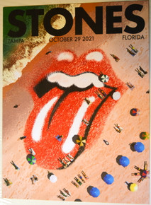 THE ROLLING STONES - NO FILTER TOUR - 2021 - POSTER - OCT 29 - TAMPA - KEITH RICHARDS