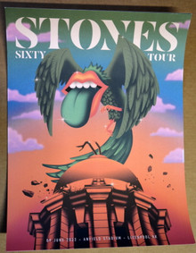 ROLLING STONES - 2022 - SIXTY TOUR POSTER - LIVERPOOL - KEITH RICHARDS - MICK JAGGER