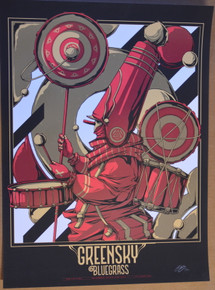 GREENSKY BLUEGRASS - 2021 - NYE - ST. LOUIS - THE FACTORY - A/P #5/50- POSTER - MIKE FUDGE