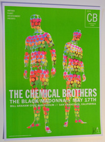 CHEMICAL BROS - 2018- BILL GRAHAM CIVIC- KII ARENS - POSTER - ORIGINAL