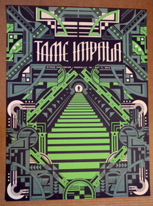 TAME IMPALA - 2015 - #3/50 - RYMAN - NASHVILLE - TOUR POSTER -  MINT