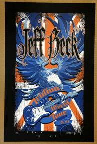 BLACK CROWES - JEFF BECK - RICHRAD BIFFLE - 2 POSTER SET - FREE SHIPPING - ARTIST PROOFS
