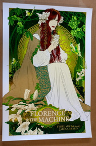 FLORENCE AND THE MACHINE - 2023 - DUBLIN - 10 COLOR SILKSCREEN - POSTER - VANCE 
