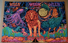 WEEN- 2023 -METALLIC PAPER -  BROOKLYN BOWL - LAS VEGAS -  A/P SIGNED -  TODD SLATER - POSTER