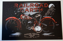 RAILROAD EARTH - 2014 - BOULDER THEATRE - TOUR POSTER - MINT 