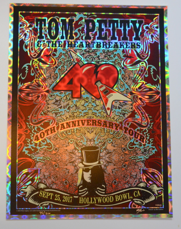 TOM PETTY HEARTBREAKERS - FINAL SHOW - LICENSED - HOLLYWOOD BOWL