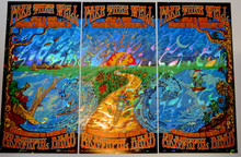 GRATEFUL DEAD - FARE THEE WELL - FOIL - 2015 - 3 SHOW POSTER SET W/ MATCHING NUMBERS - CHICAGO 