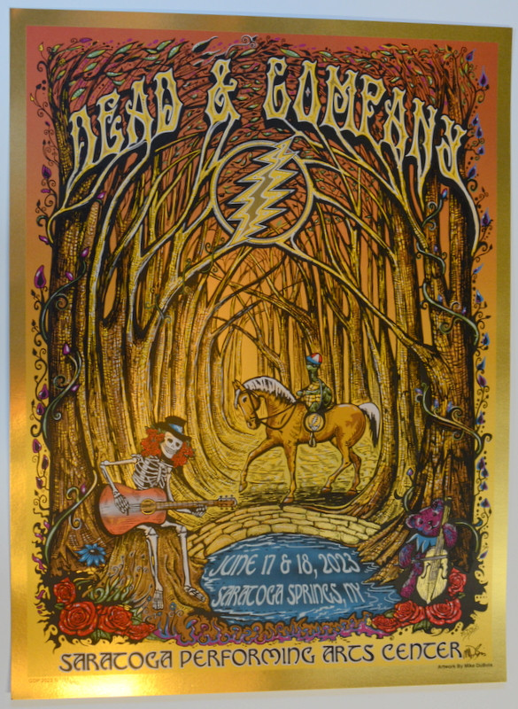 Dead & Company 2023年夏ツアーポスター Dead & Company - The Final Tour 2023 (Rainbow Foil) - Status